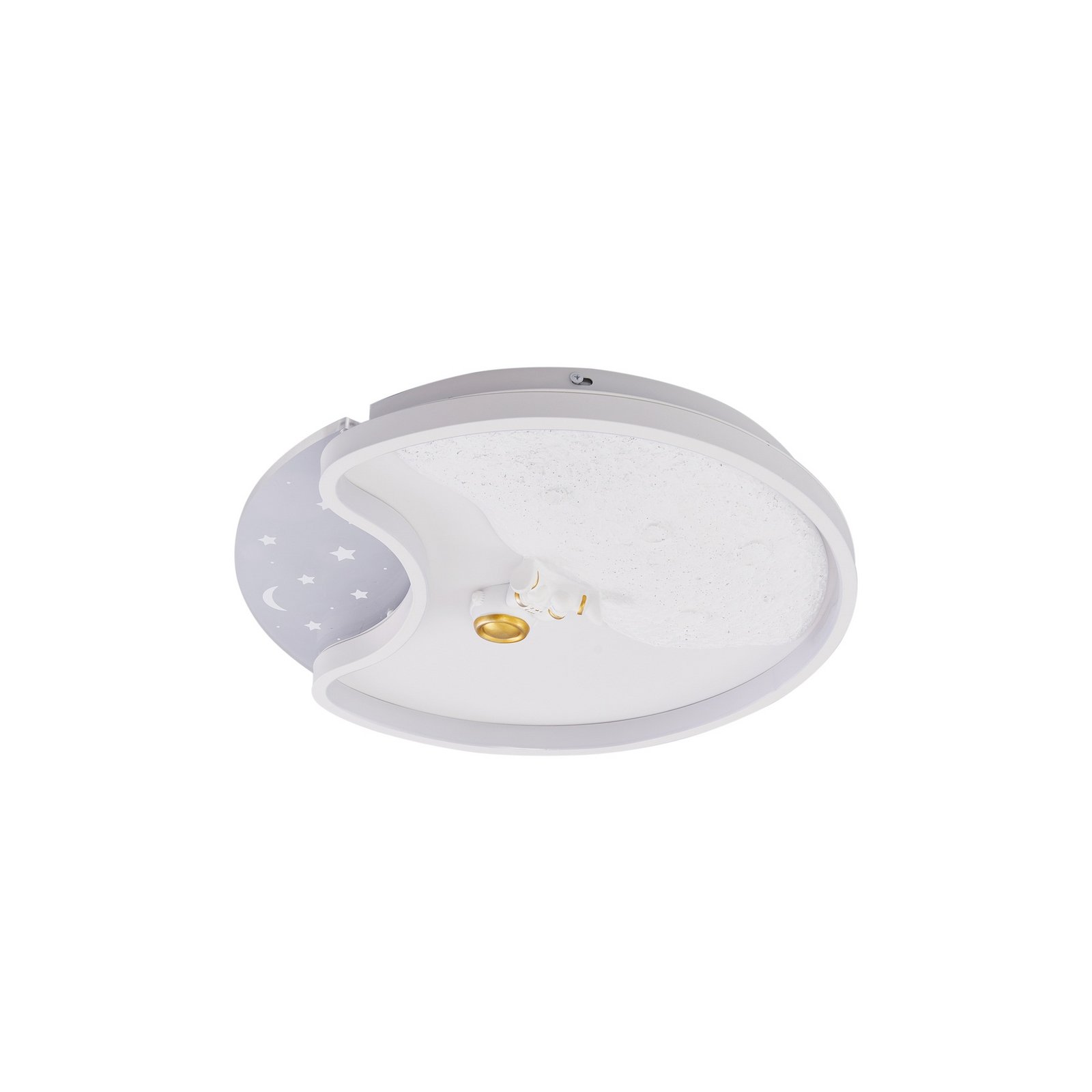 Kosmo Moon LED Loftlampe Hvid - Lindby