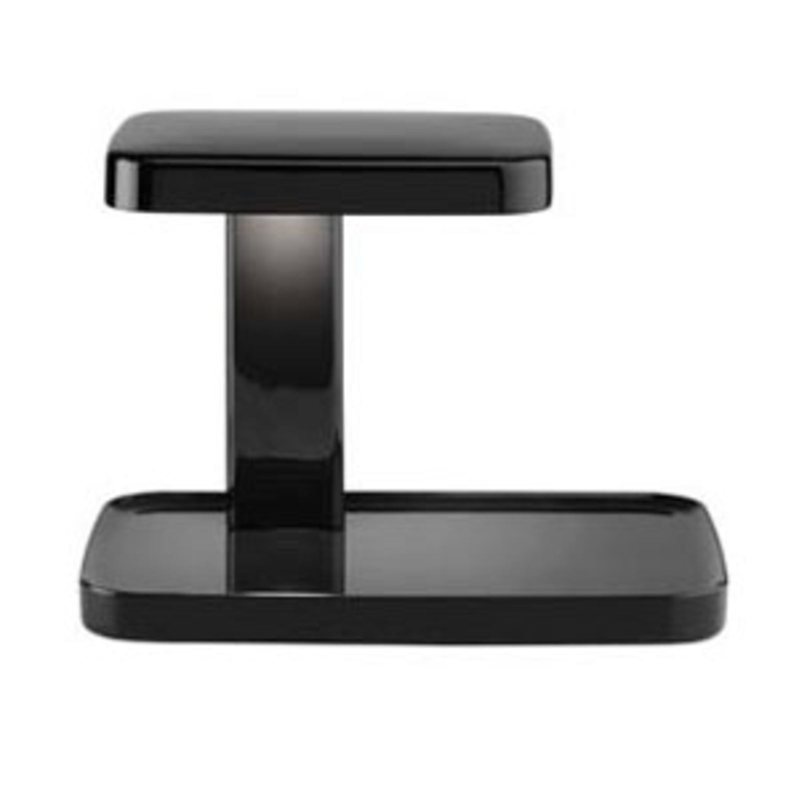 Flos Piani Designer Table Lamp by FLOS, Black, for Living / Dining Room, ABS, Aluminium, 5 W, energy efficiency: A+, L: 26.4 cm, H: 20 cm