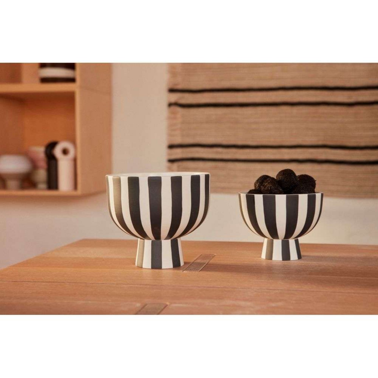 Toppu Bowl White/Black - OYOY Living Design