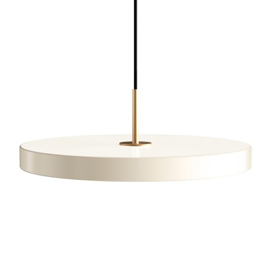 Asteria Medium LED-hengelampe perlemor/messing 43 cm - UMAGE
