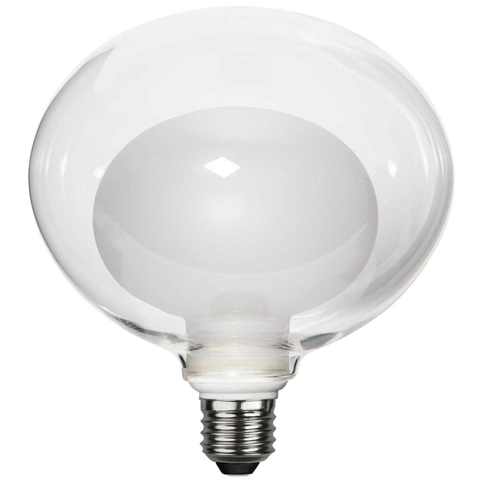LED lamp Space E27 3,5W G150, opaal, 3-step dim