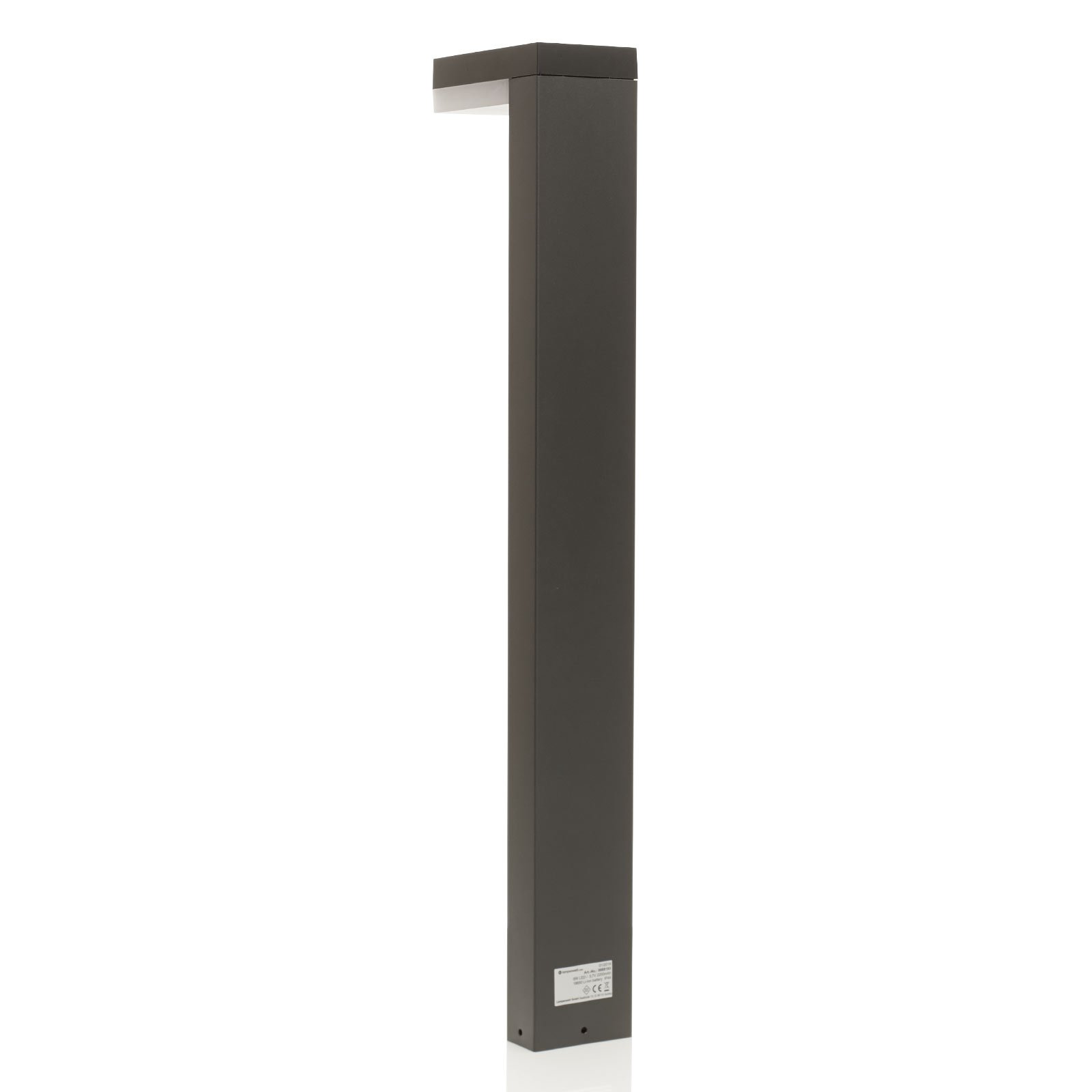 Chioma LED Célula Solar Candeeiro de Jardim W/Sensor Dark Grey - Lindby
