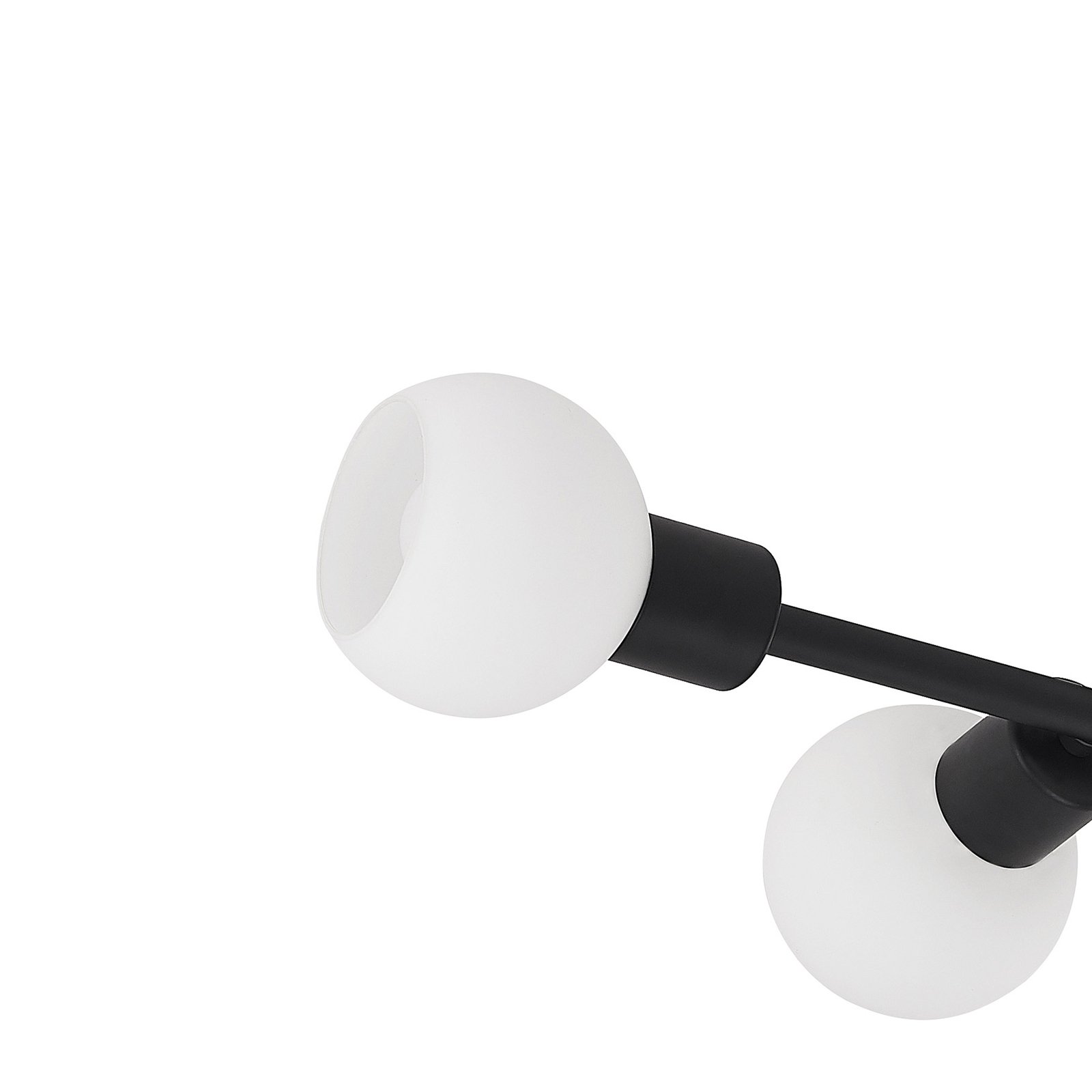 Biscala 5 Candeeiro de Tecto Black/Opal - Lindby