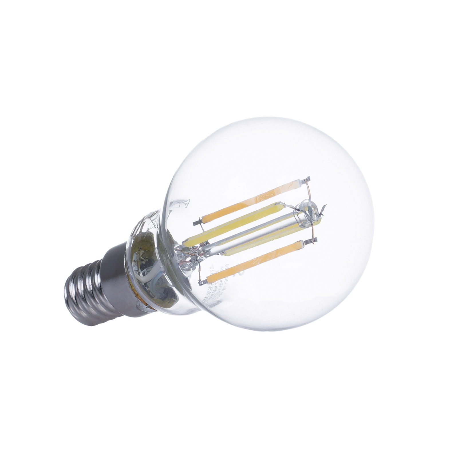 LUUMR Smart LED kapková lampa sada 2 žárovek E14 4,2W CCT čirá Tuya