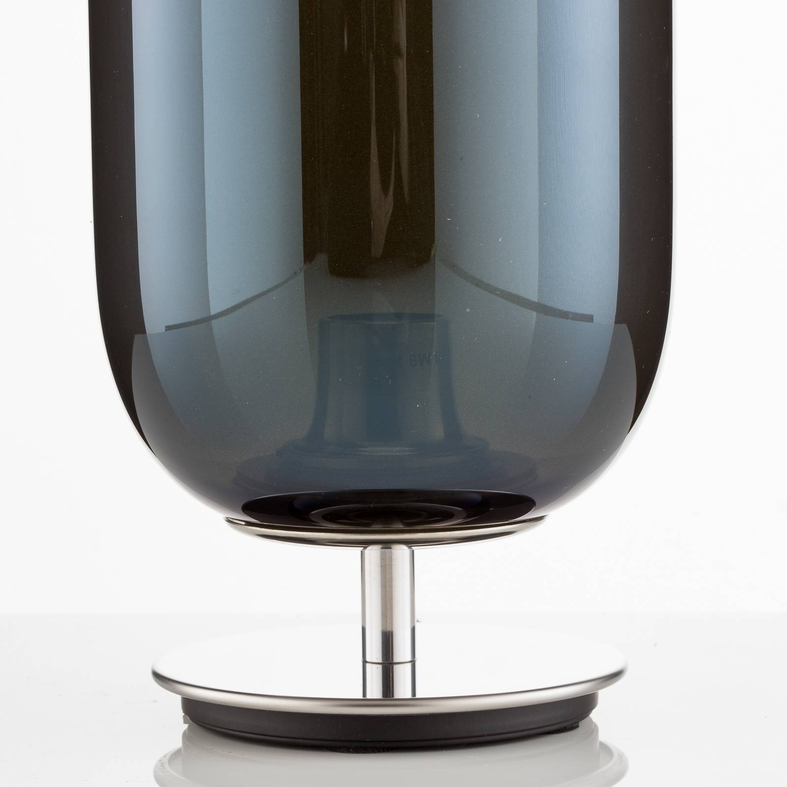 Artemide Gople Mini stołowa niebieska/srebrna