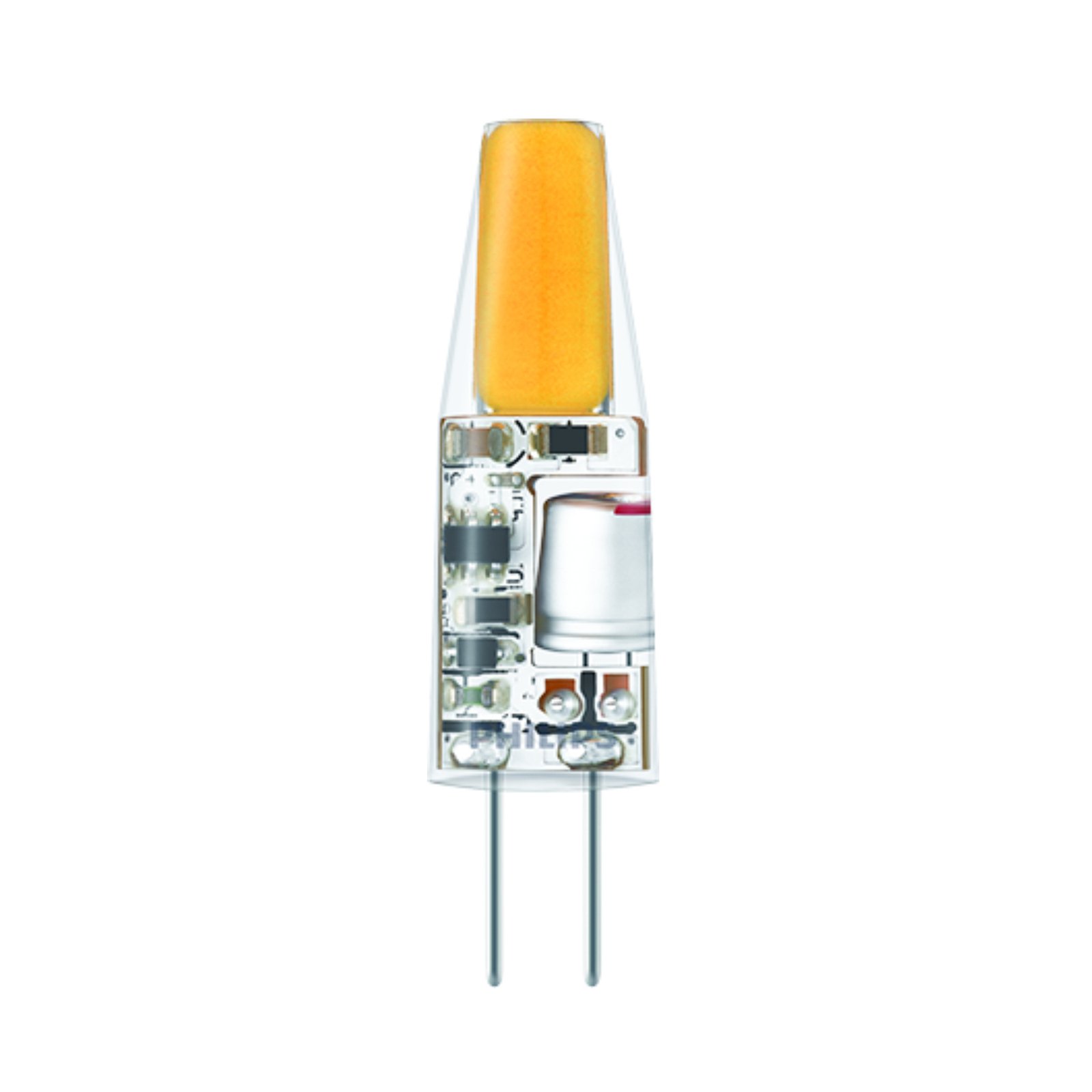 Philips LED крушка G4 с цокъл 1,7W прозрачна 2700K 12V