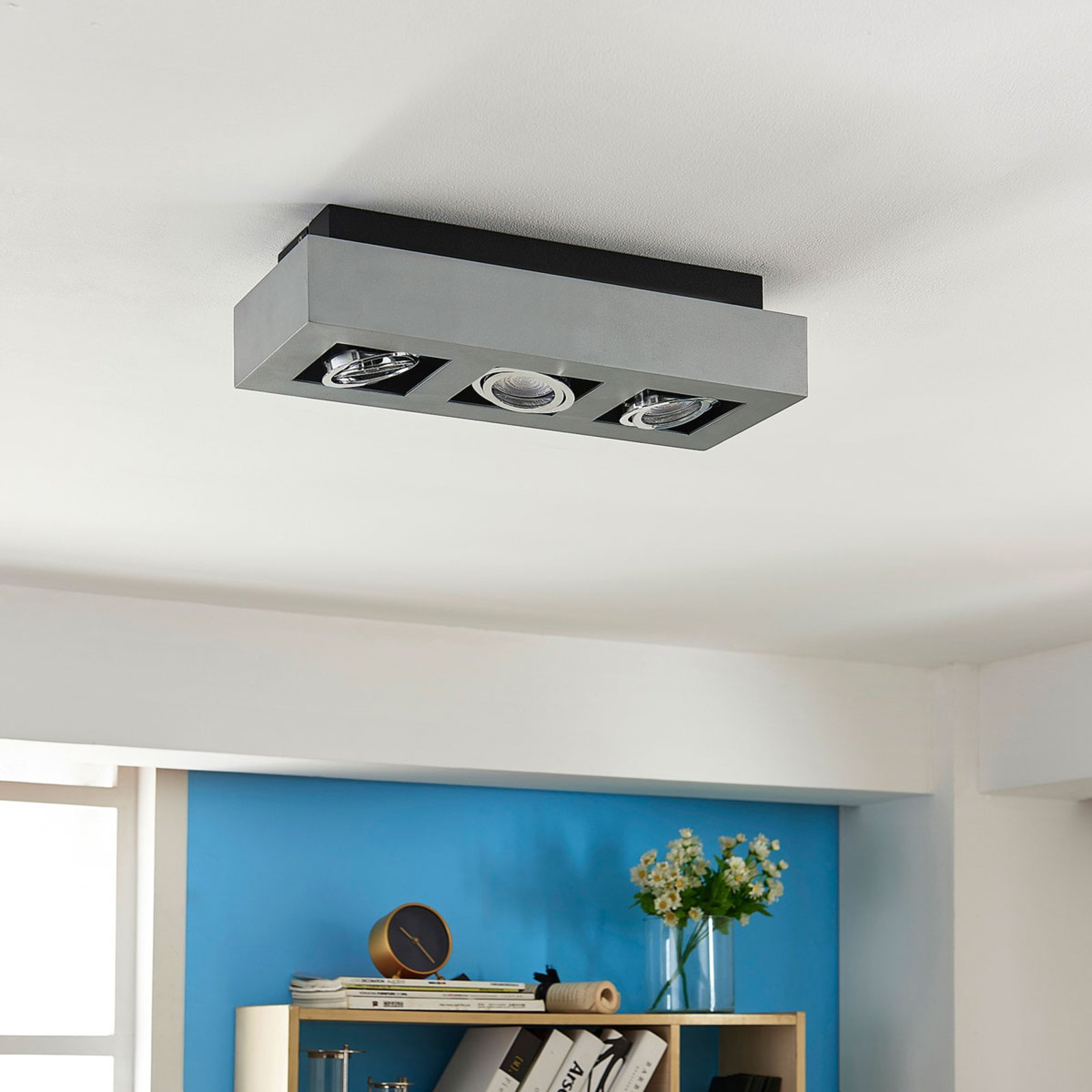 Vince 3 Stropné Lampa Silvergrey - Arcchio