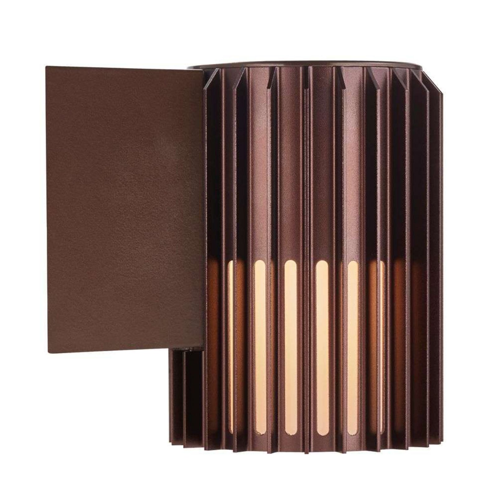 Aludra Utomhus Vägglampa Seaside Brown Metallic - Nordlux