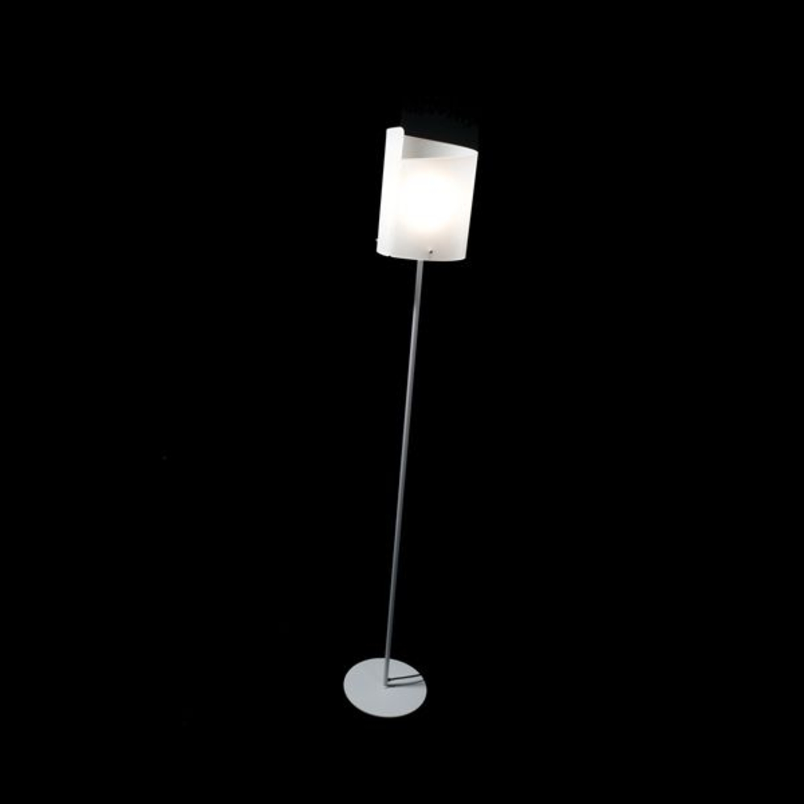 Selene Delicate floor lamp Papiro gold, for Living / Dining Room, metal, glass, E27, 250 W, energy efficiency: A++, H: 180 cm