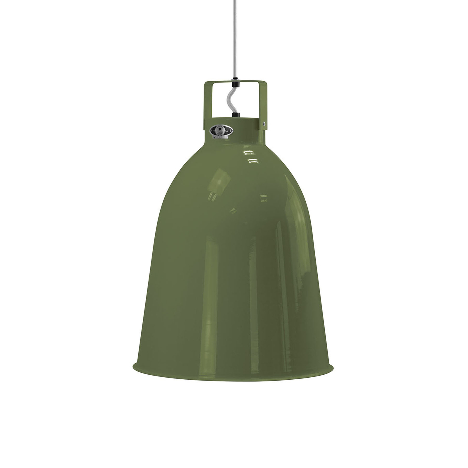 Jieldé Clément C360 hanging lamp olive green Ø36cm