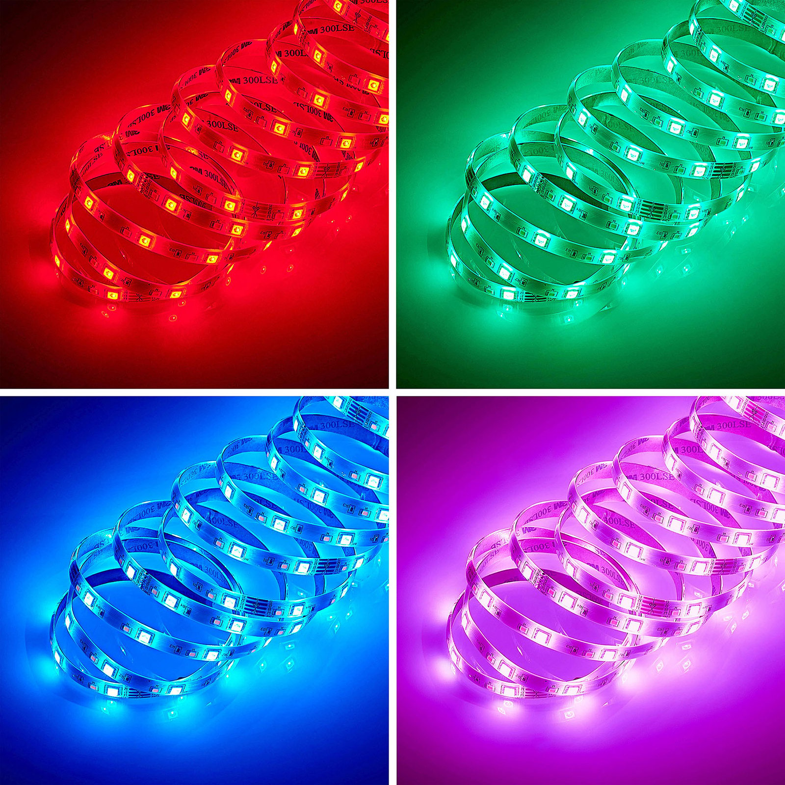 Prios Lylah-LED-nauha Smart Home RGB, lämmin valk.