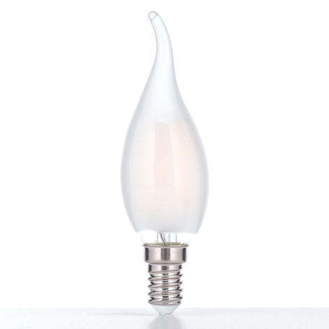 LED-Windstoßkerzenlampe E14 4W, warmweiß, dimmbar