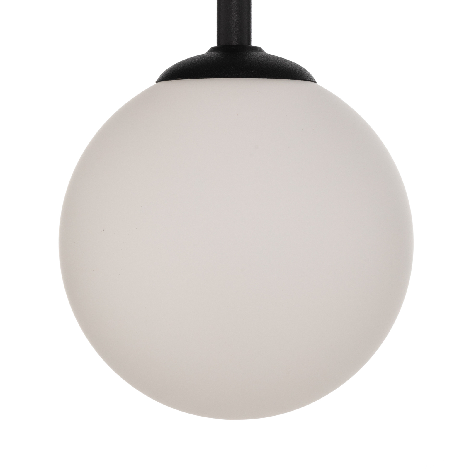 Plafondlamp Dione, 4-lamps, zwart