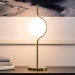 Lámpara de mesa LED Le Vita con vidrio opalino