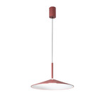 LED-Hängelampe Khan, rot, Ø 48 cm, Metall, CCT