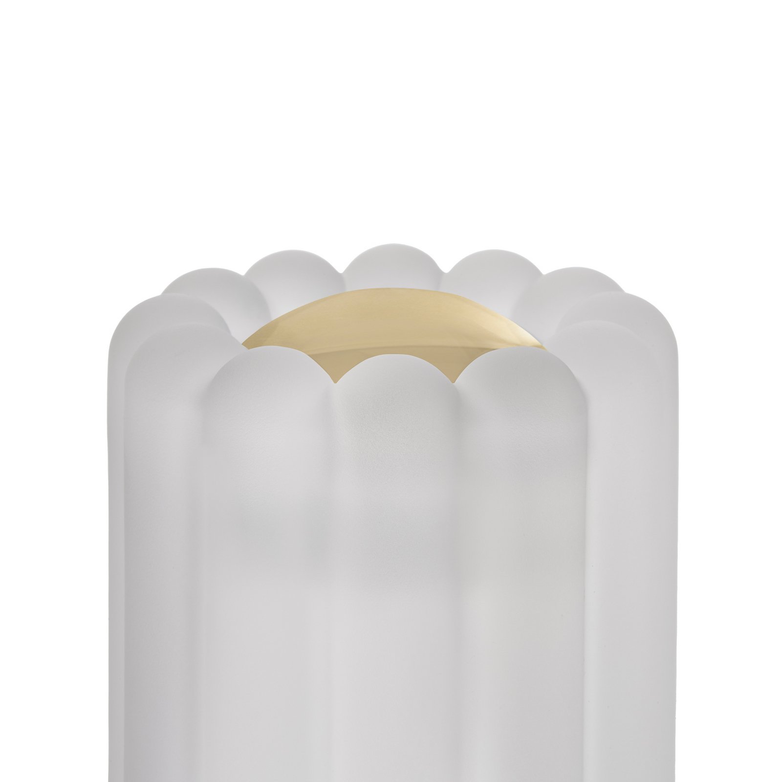 Candeeiro de mesa LED Press da Tom Dixon, vidro fosco, altura 24 cm Candeeiro de mesa LED Press da Tom Dixon, vidro fosco, altura 24 cm