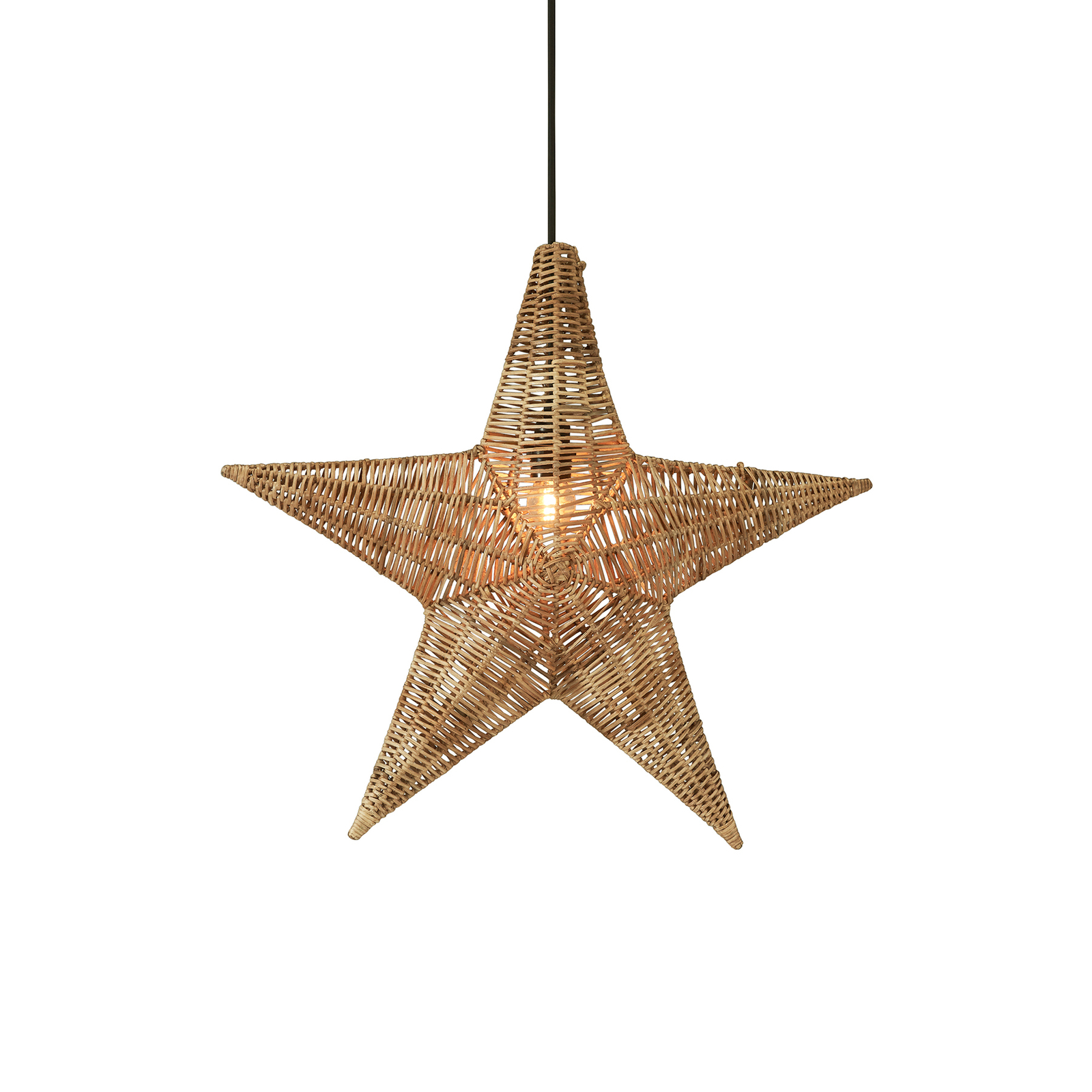 PR Home Bethel decorative star, rattan, Ø 58 cm