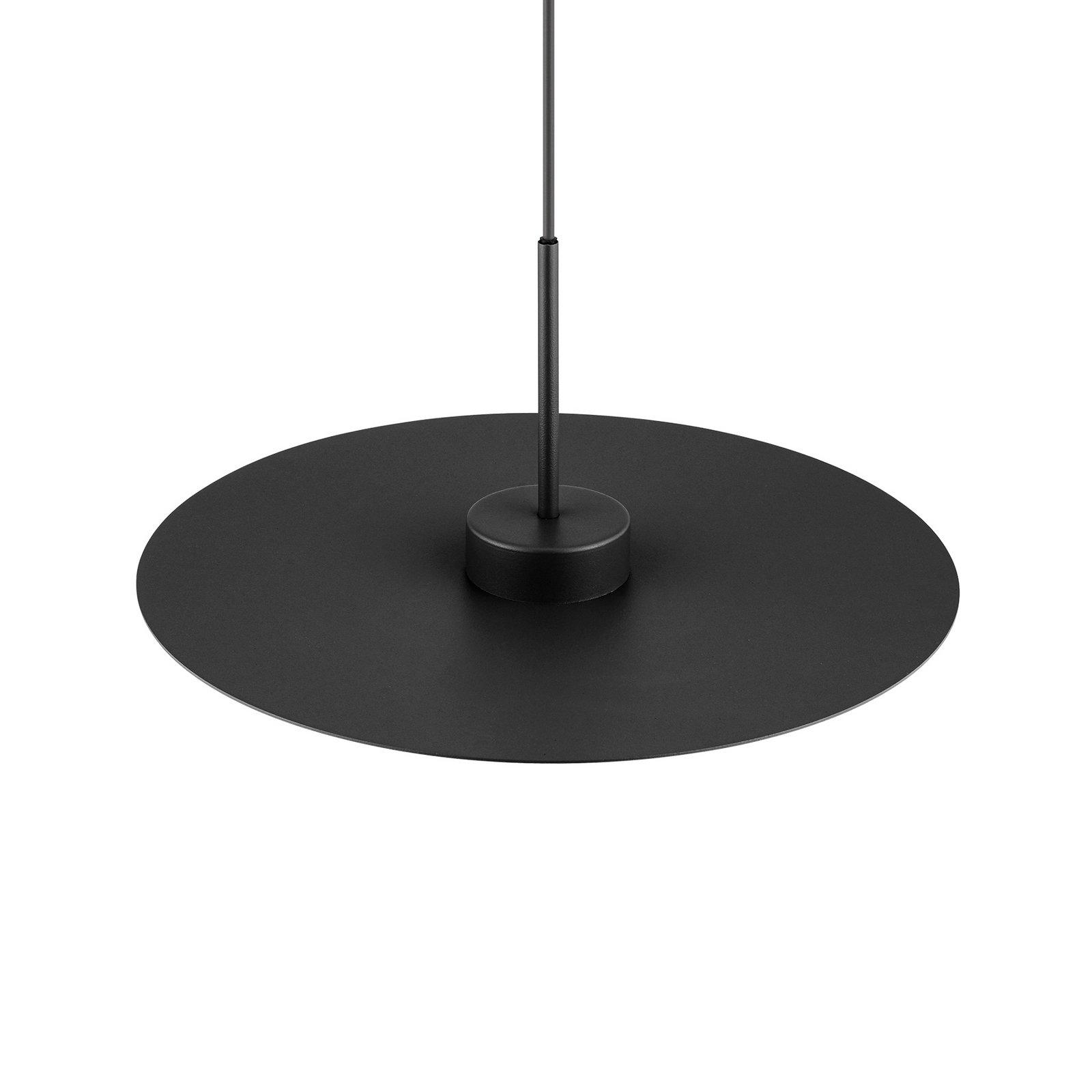 Závěsné světlo Simone, černé, ocel, Ø 40 cm, GX53