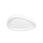 Plafonieră LED Triangulo, albă, 42 cm, dimabilă în 3 trepte - Lindby