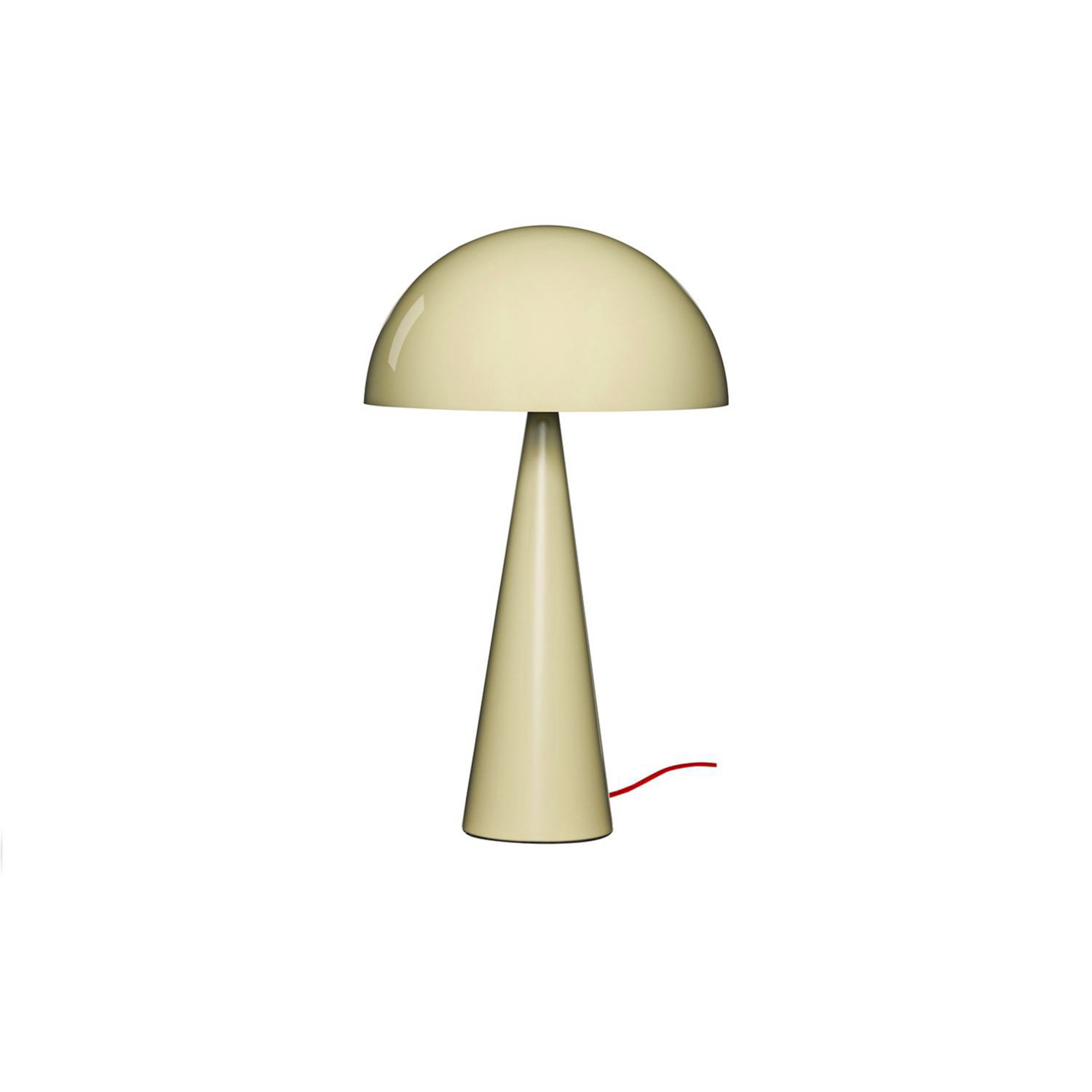 Mush bordlampe, sand, metall, høyde 30 cm - HÜBSCH