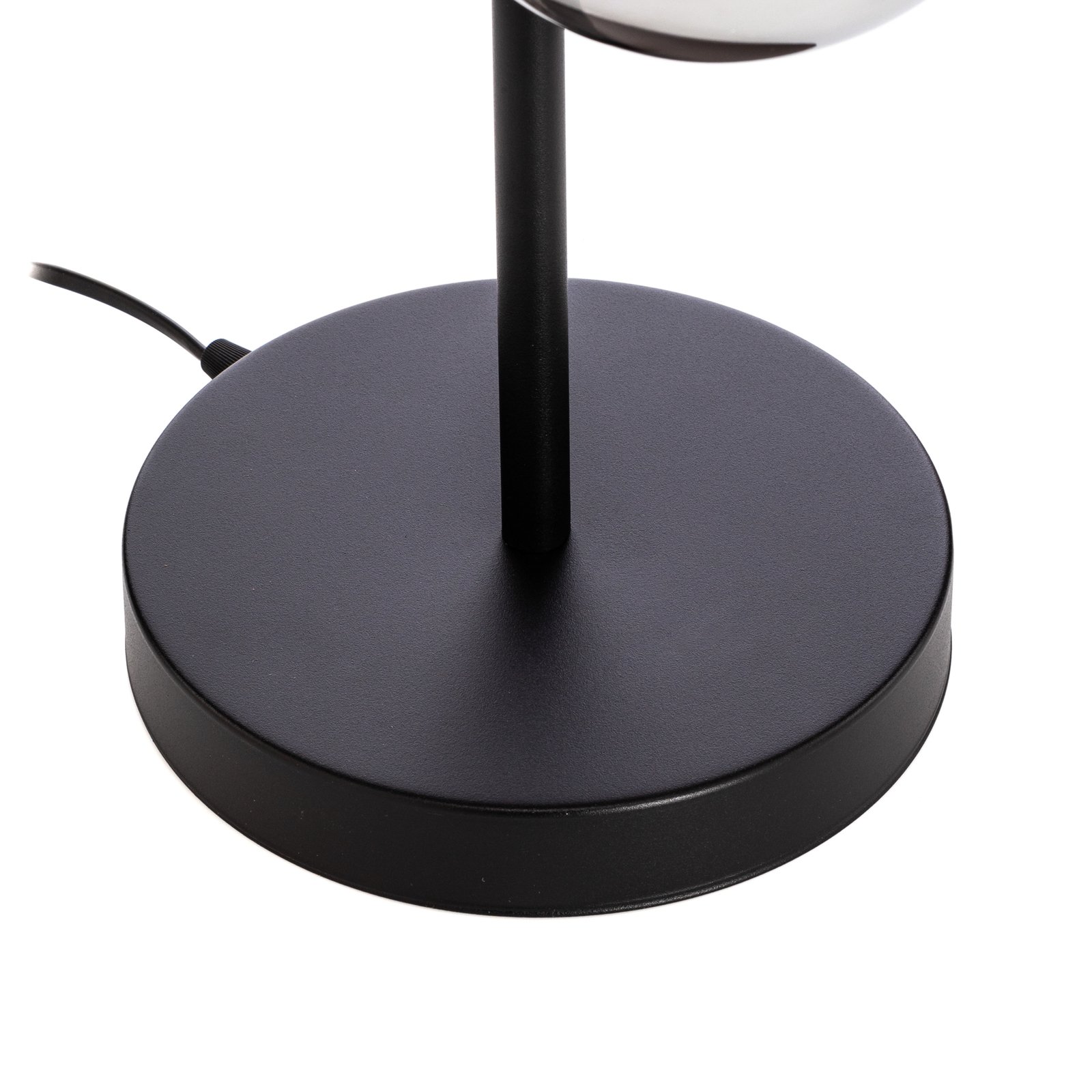 Rossi table lamp, 2-bulb, black/graphite