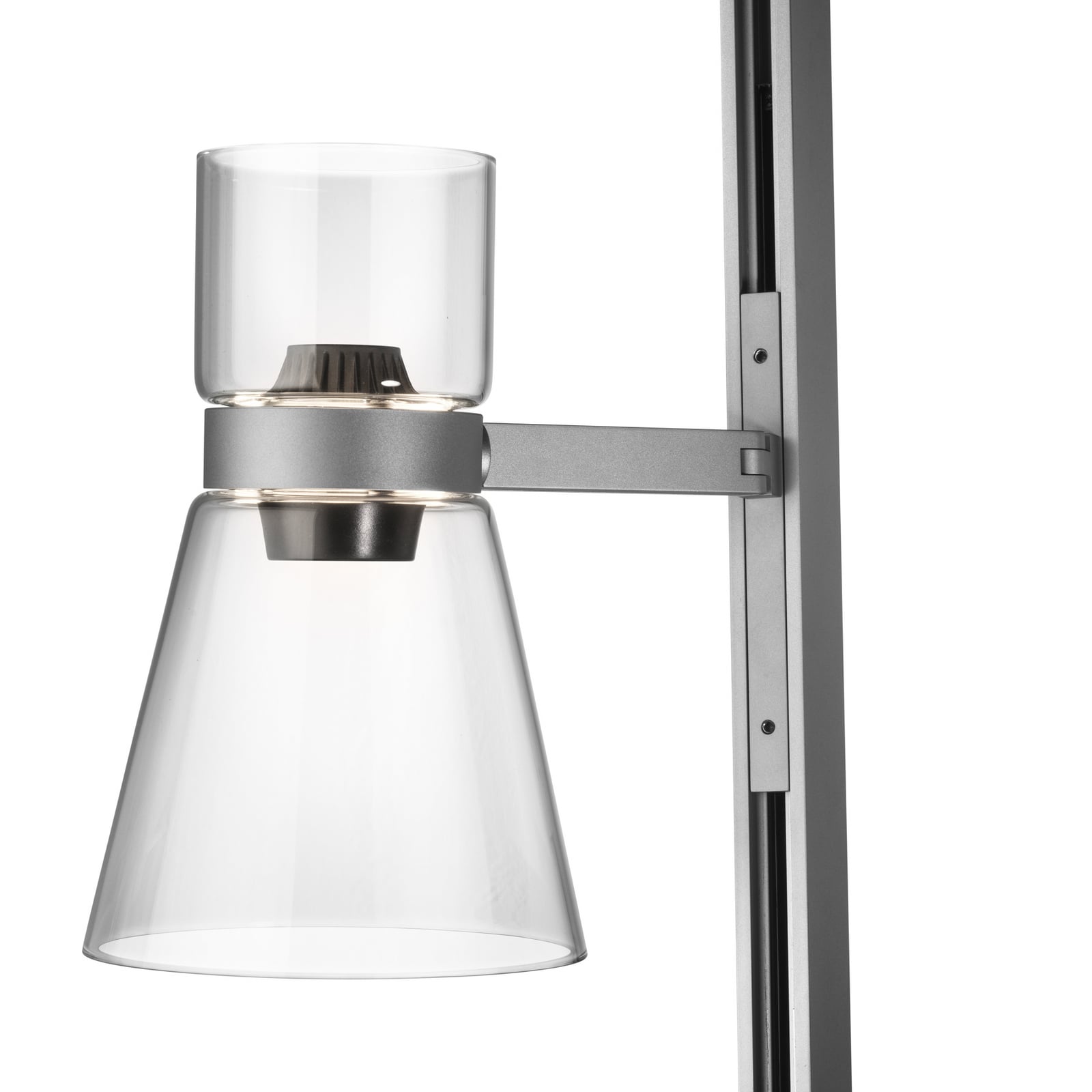 Lampada LED da pavimento Nocturne F1 Cone, argento, 1 lampada, 206 cm - FLOS Lampada LED da pavimento Nocturne F1 Cone, argento, 1 lampada, 206 cm - FLOS