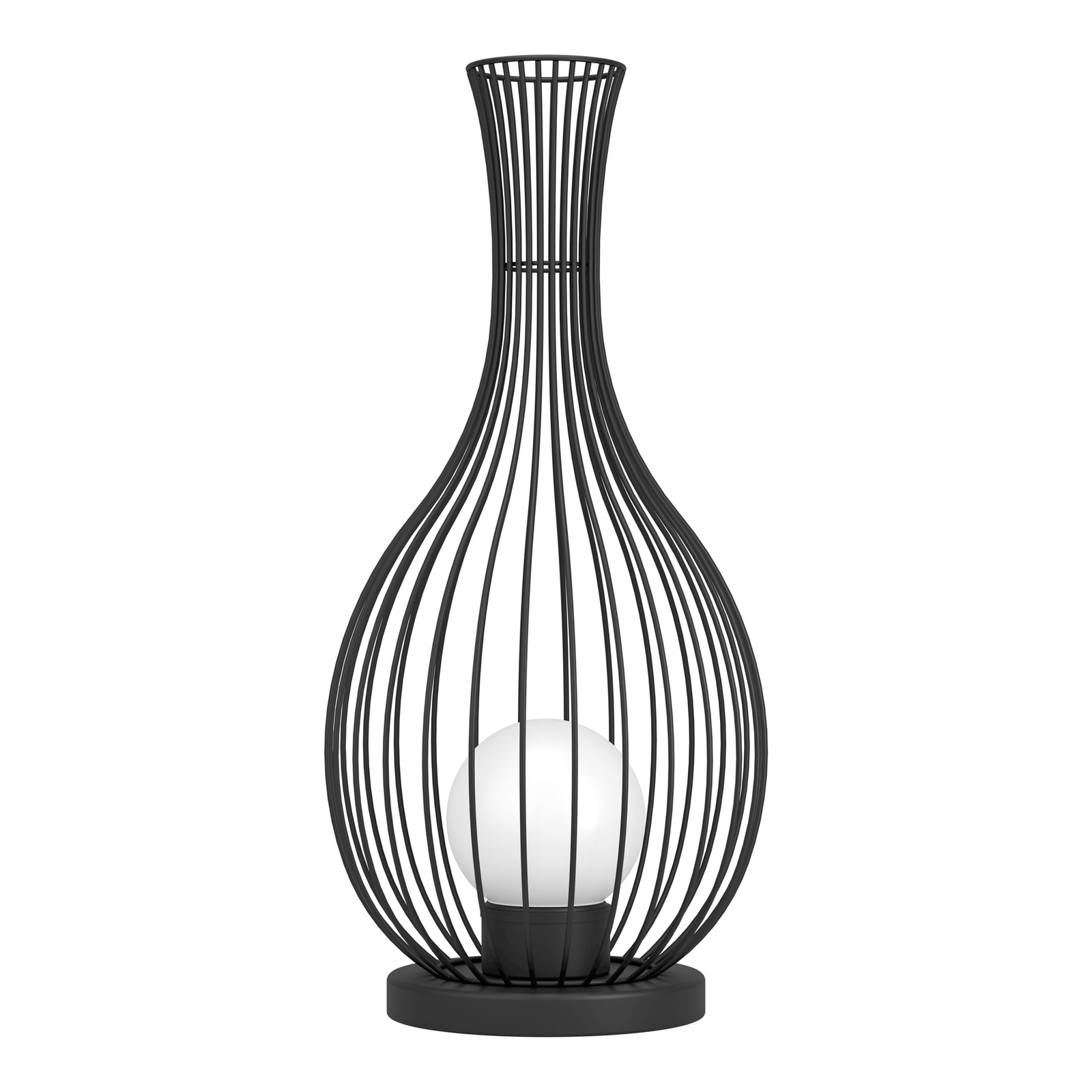 EGLO Fossombrone lampe sur pied extérieure, noire