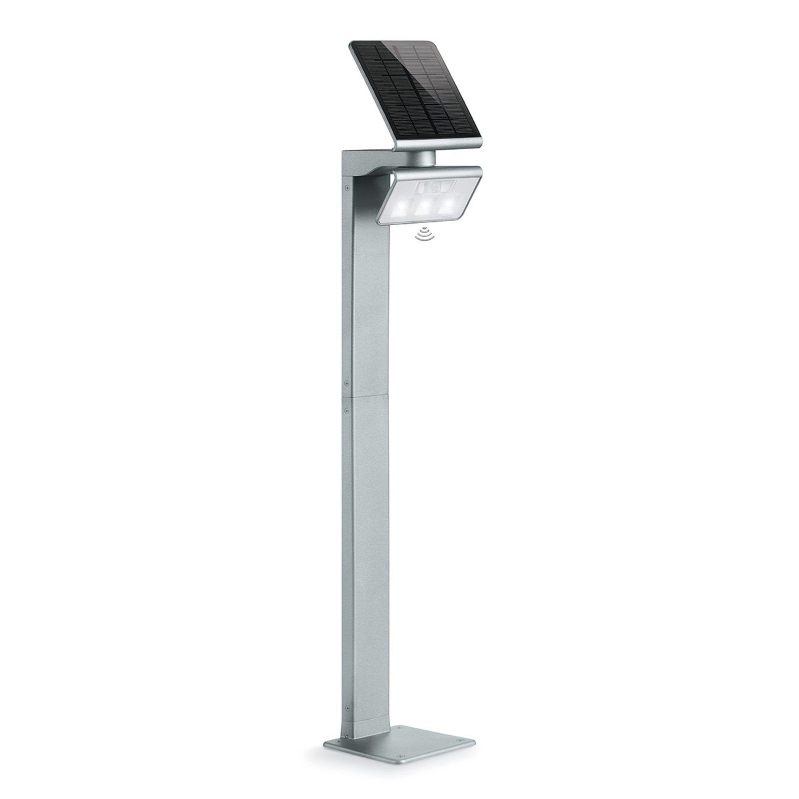 STEINEL XSolar Stand LED-solcellelampe, sølv