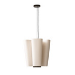 Bella SC114 Hängelampe, Ø 48 cm, beige, 4-flg. - &TRADITION