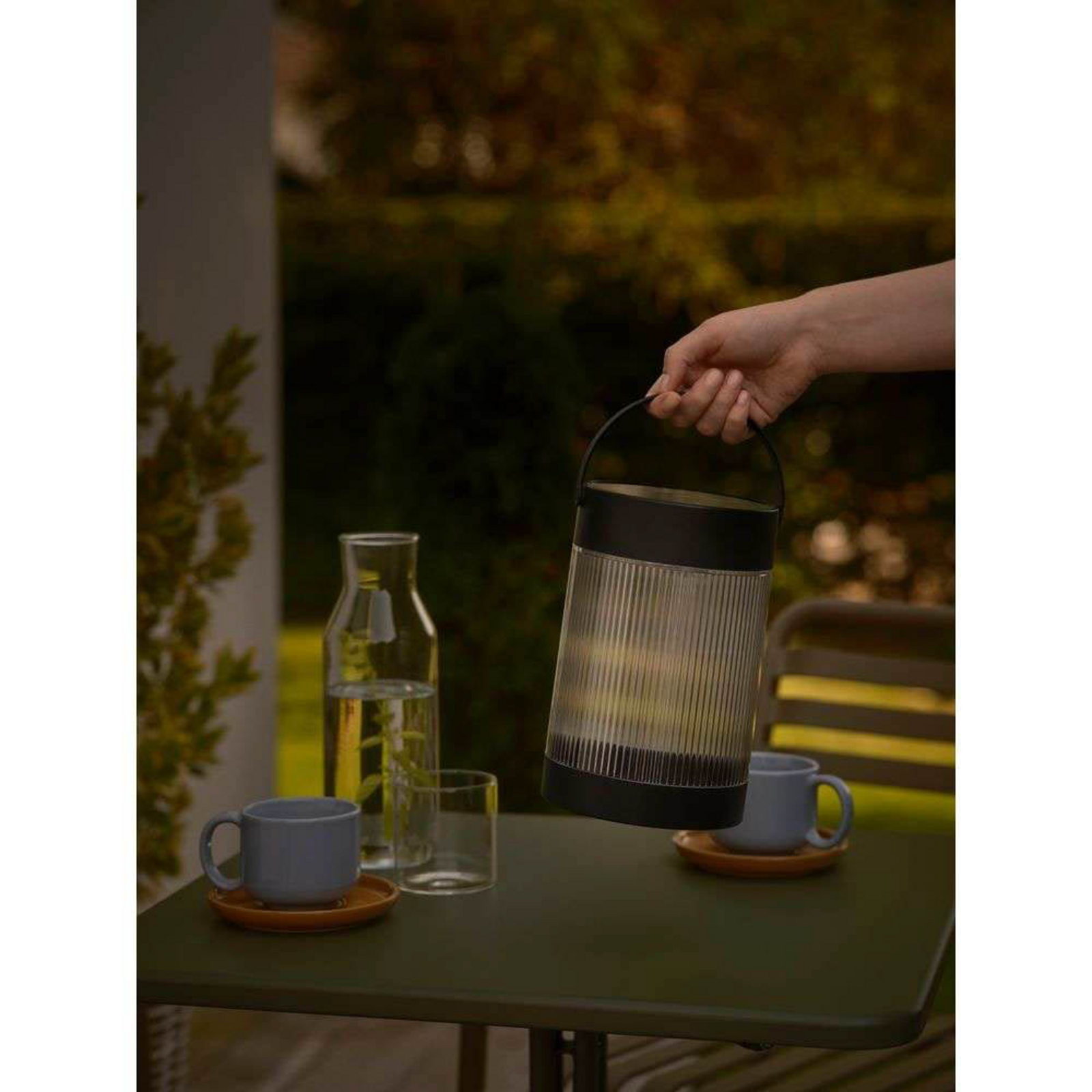 Coupar Solar Prijenosni Stolna Lampa Crna - Nordlux