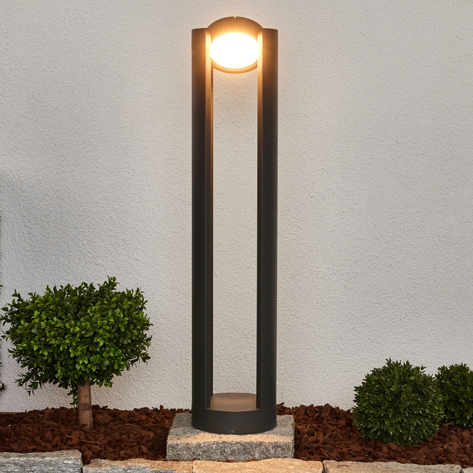 Dylen High LED Außen Gartenleuchte IP65 Graphite - Lucande