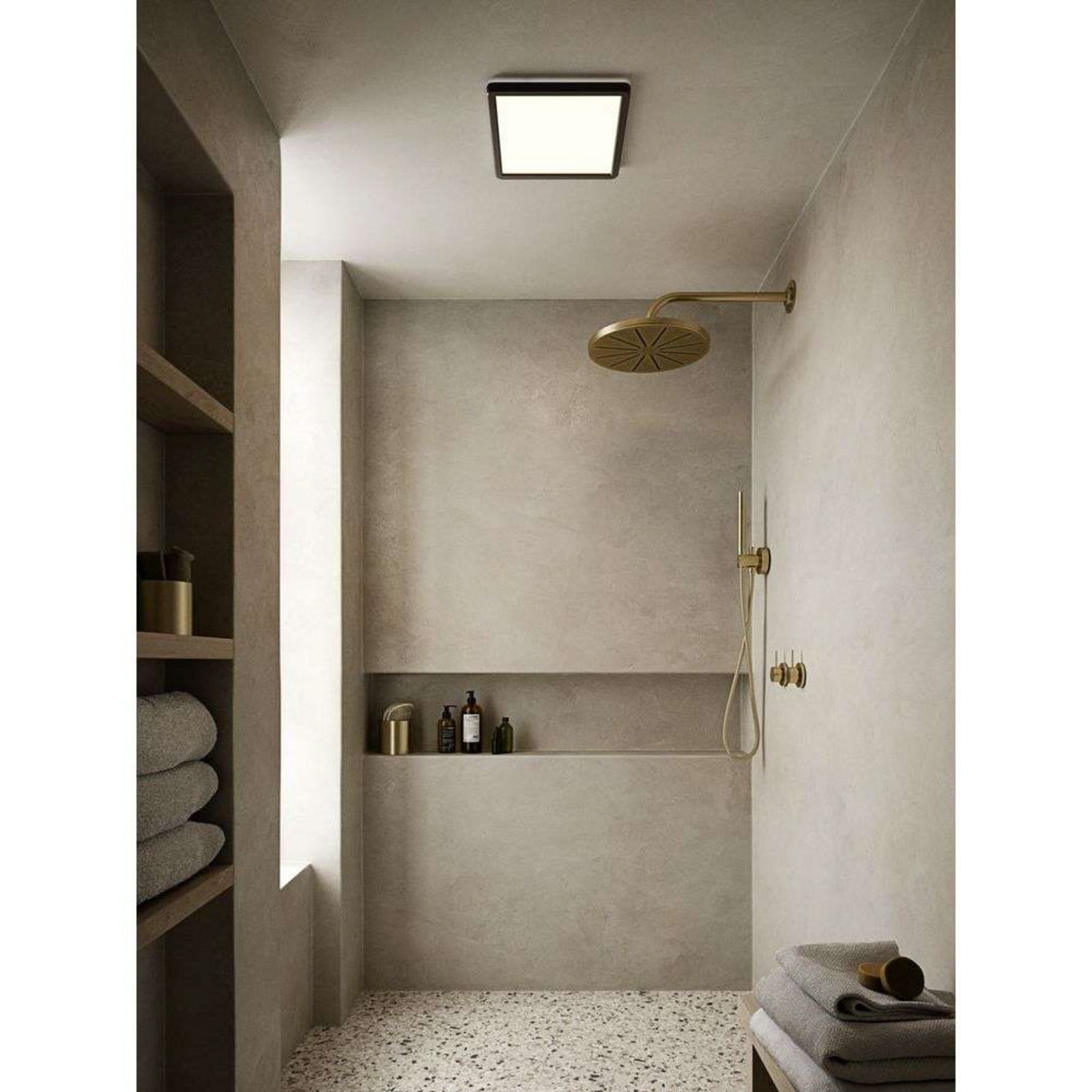 Oja Square 29 Plafond IP54 Black Nordlux - Vardagsrum - Plast
