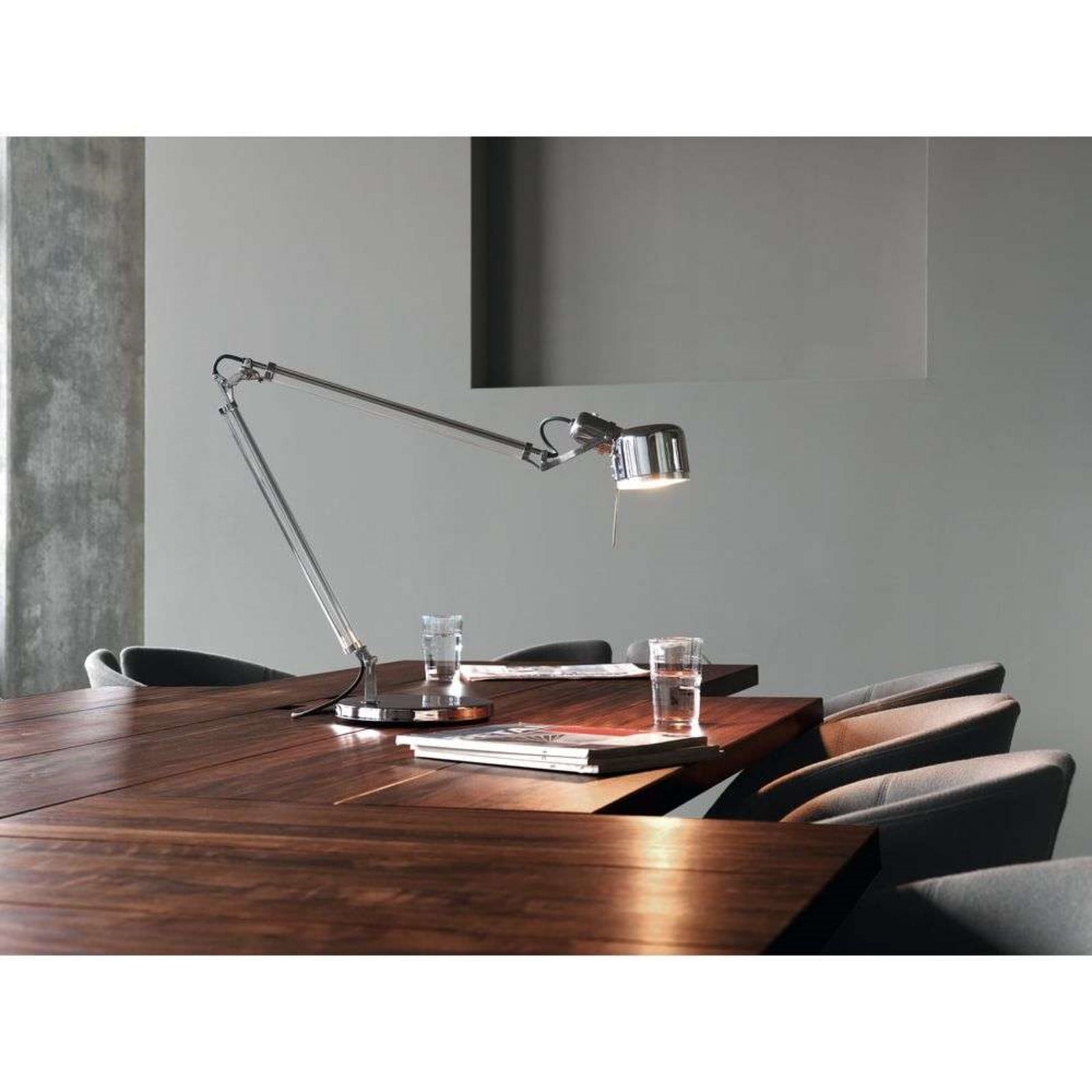 Job LED Tischleuchte Stainless Steel Serien Lighting - Arbeitszimmer / Büro - Metall