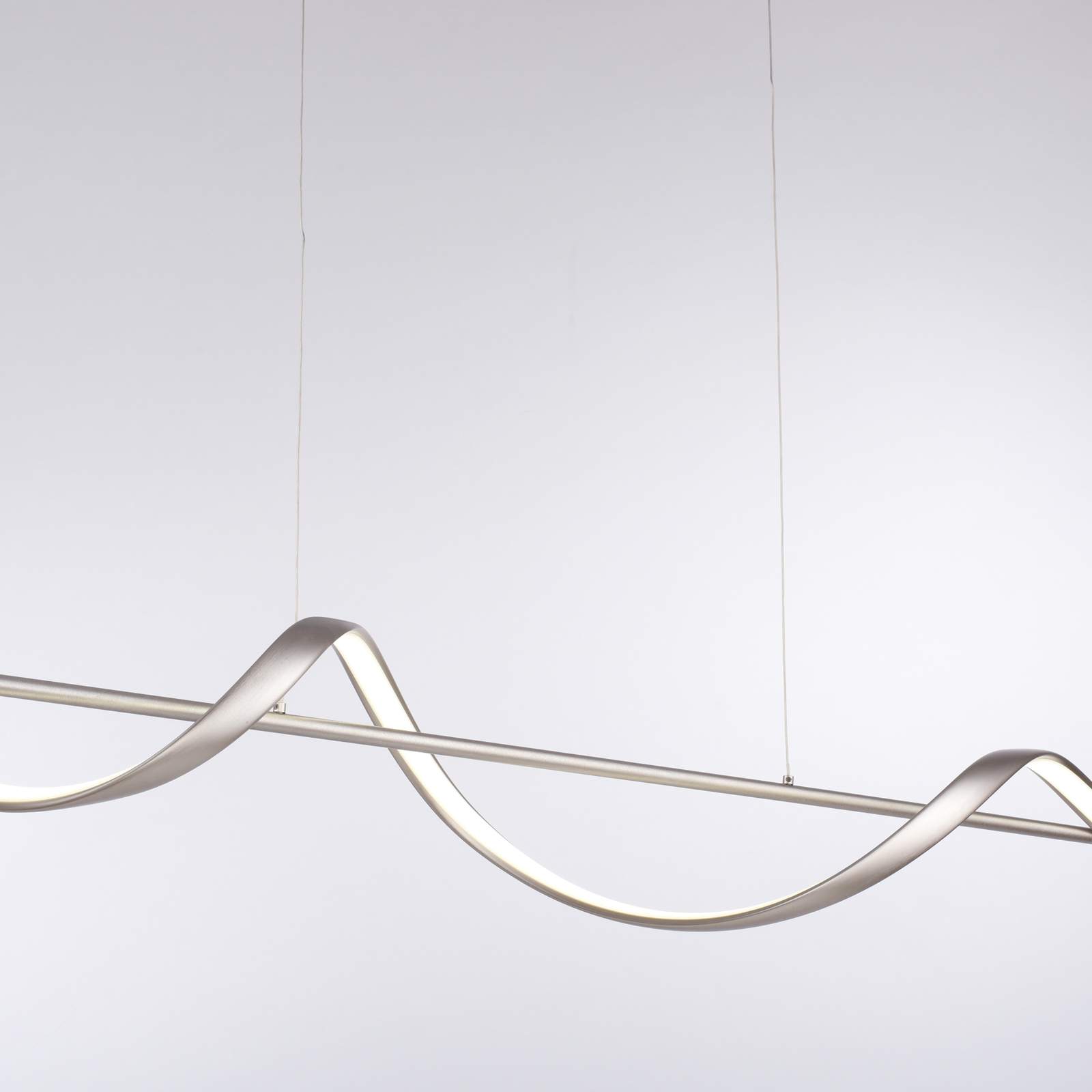Paul Neuhaus Q-Swing lampada sospens. LED, acciaio