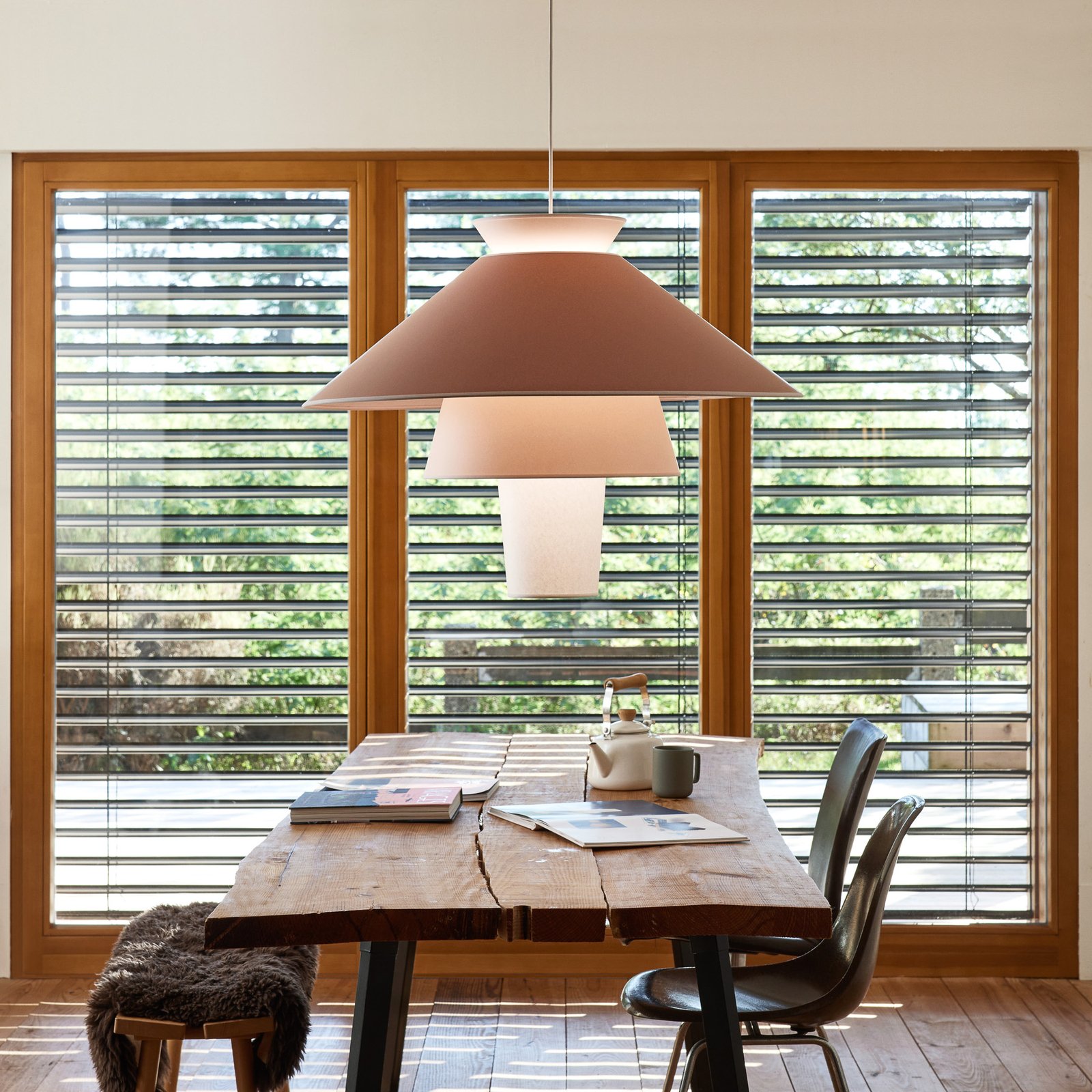 Ruche Hängeleuchte, Ø 78cm, marshmallow - MARKET SET Ruche Hängeleuchte, Ø 78cm, marshmallow - MARKET SET