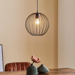 Lampada a sospensione Cumera con paralume a gabbia, Ø 30 cm