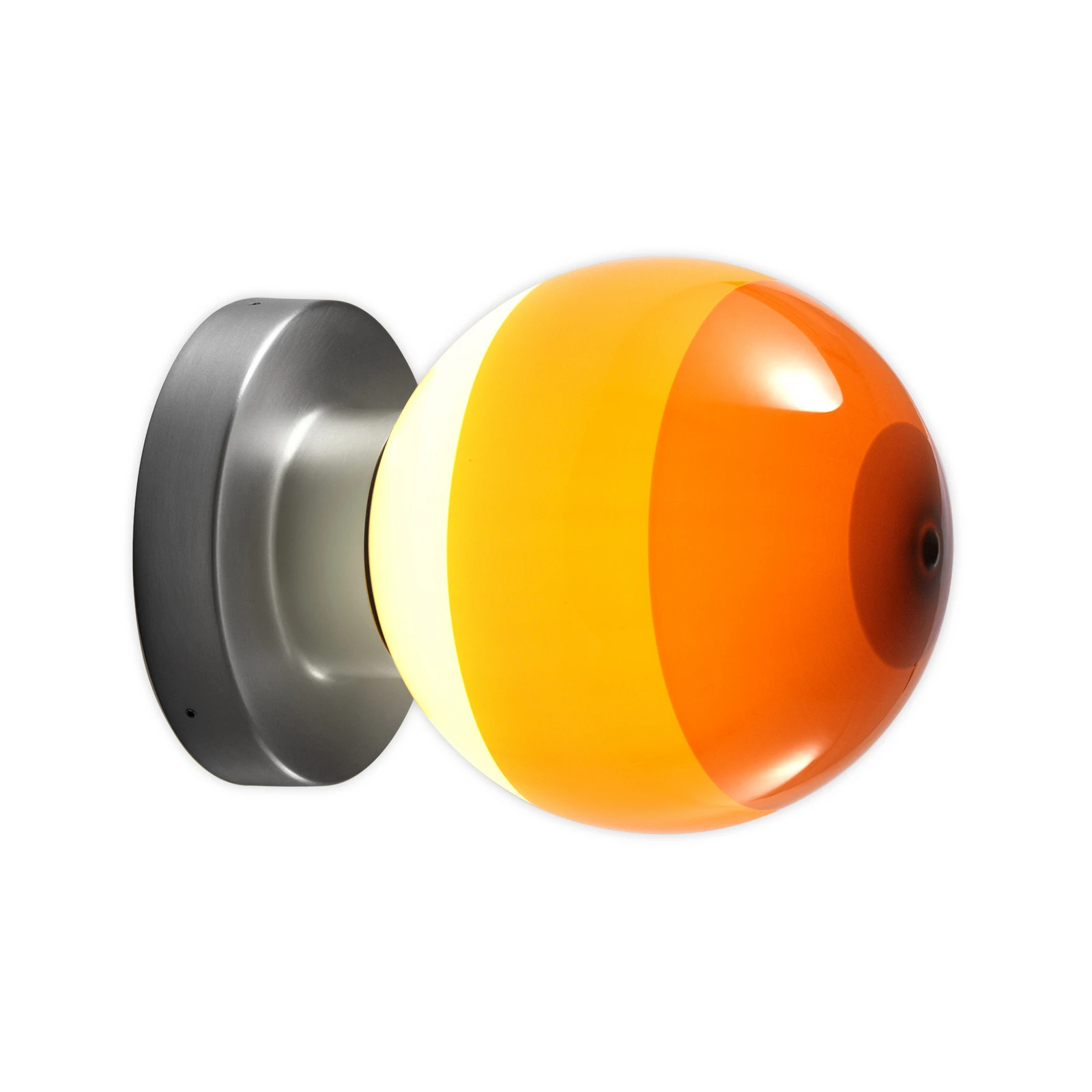 Applique murale LED MARSET Dipping Light A2, orange/gris