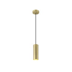 SLV riputatav lamp Enola, mattkuldne, Ø 10 cm, metall