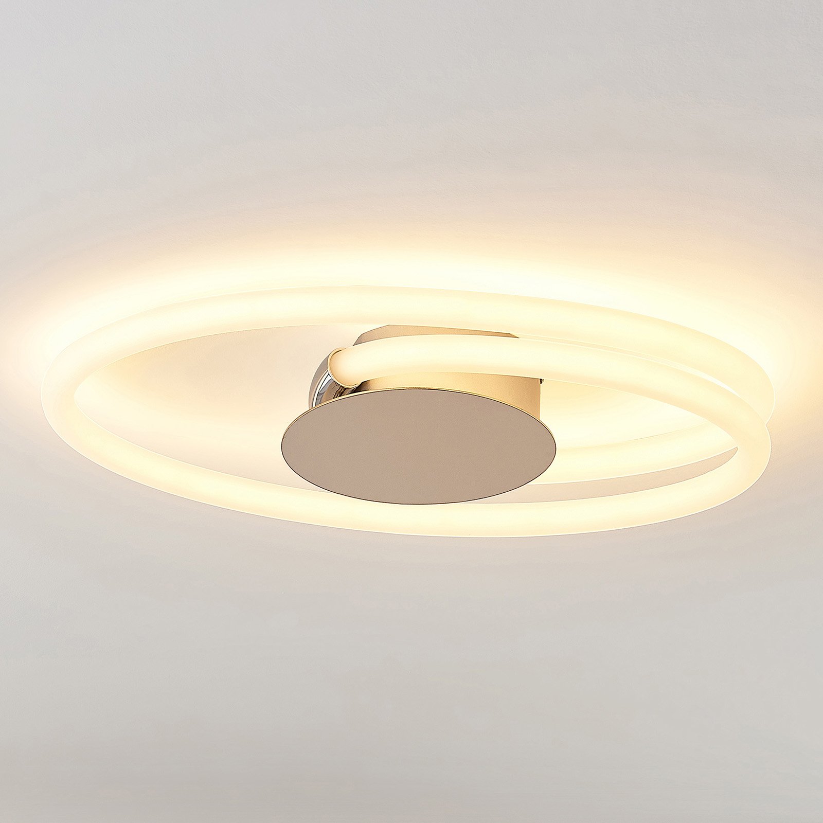 Lucande Ovala LED-Deckenleuchte, 53 cm