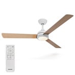 Philips Civx LED stropni ventilator, bijela/smeđa, DC, tih