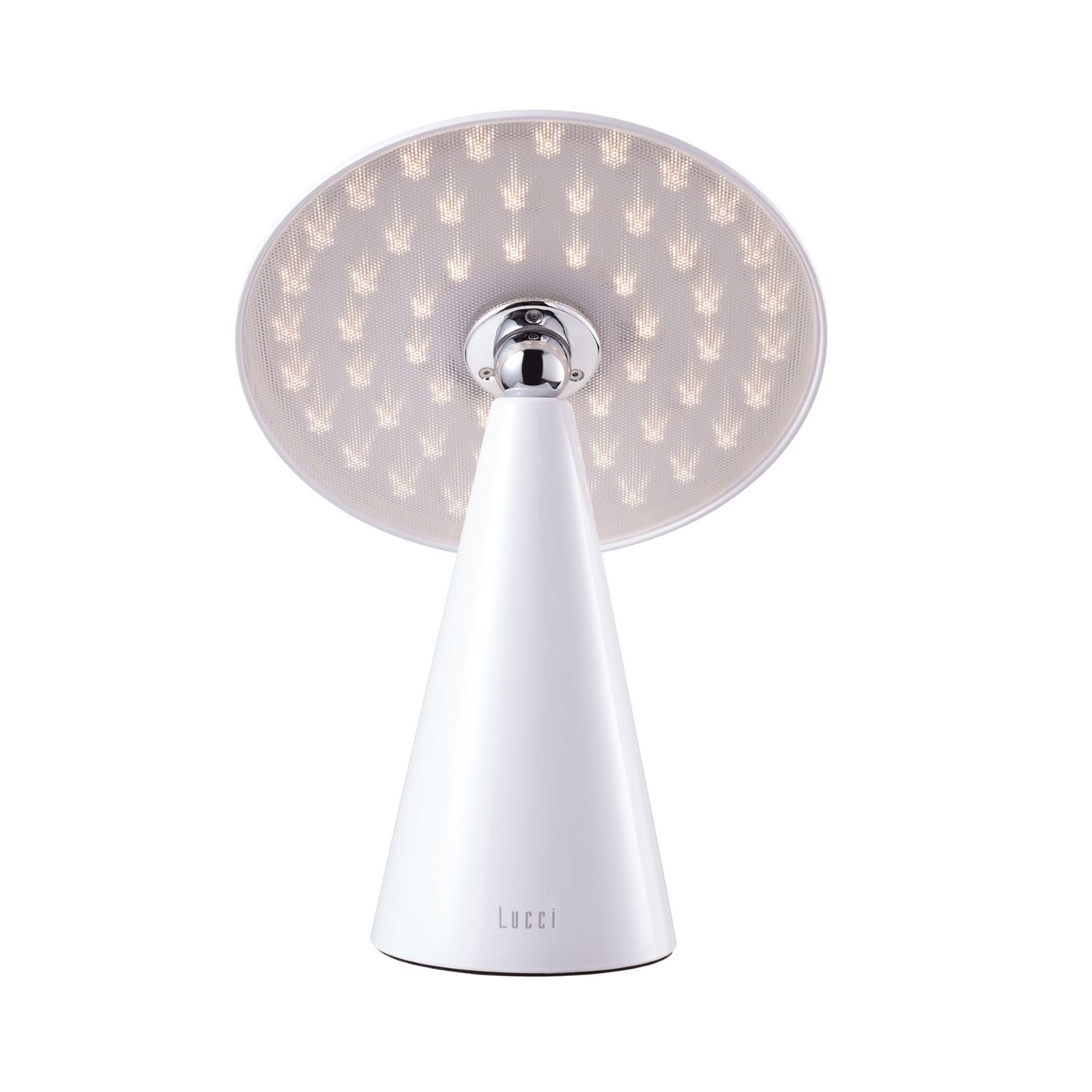 Kinoko LED-akkukäyttöinen pöytälamppu, kiiltävä valkoinen, 27 cm, CCT – Beacon Kinoko LED-akkukäyttöinen pöytälamppu, kiiltävä valkoinen, 27 cm, CCT – Beacon