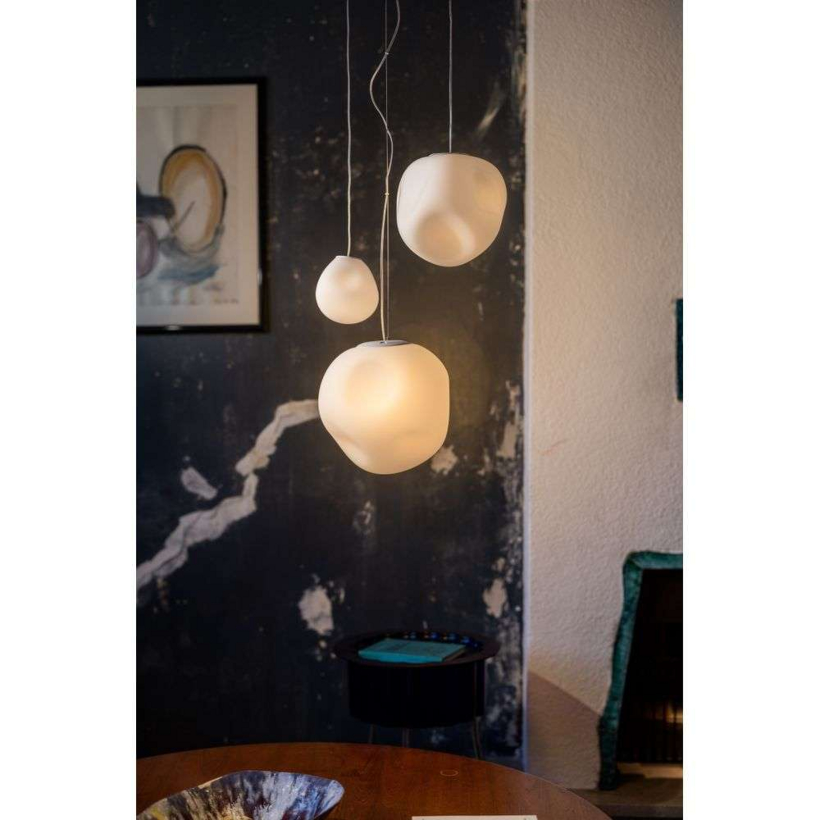 Hoba Piccola Pendant 10m White - Foscarini