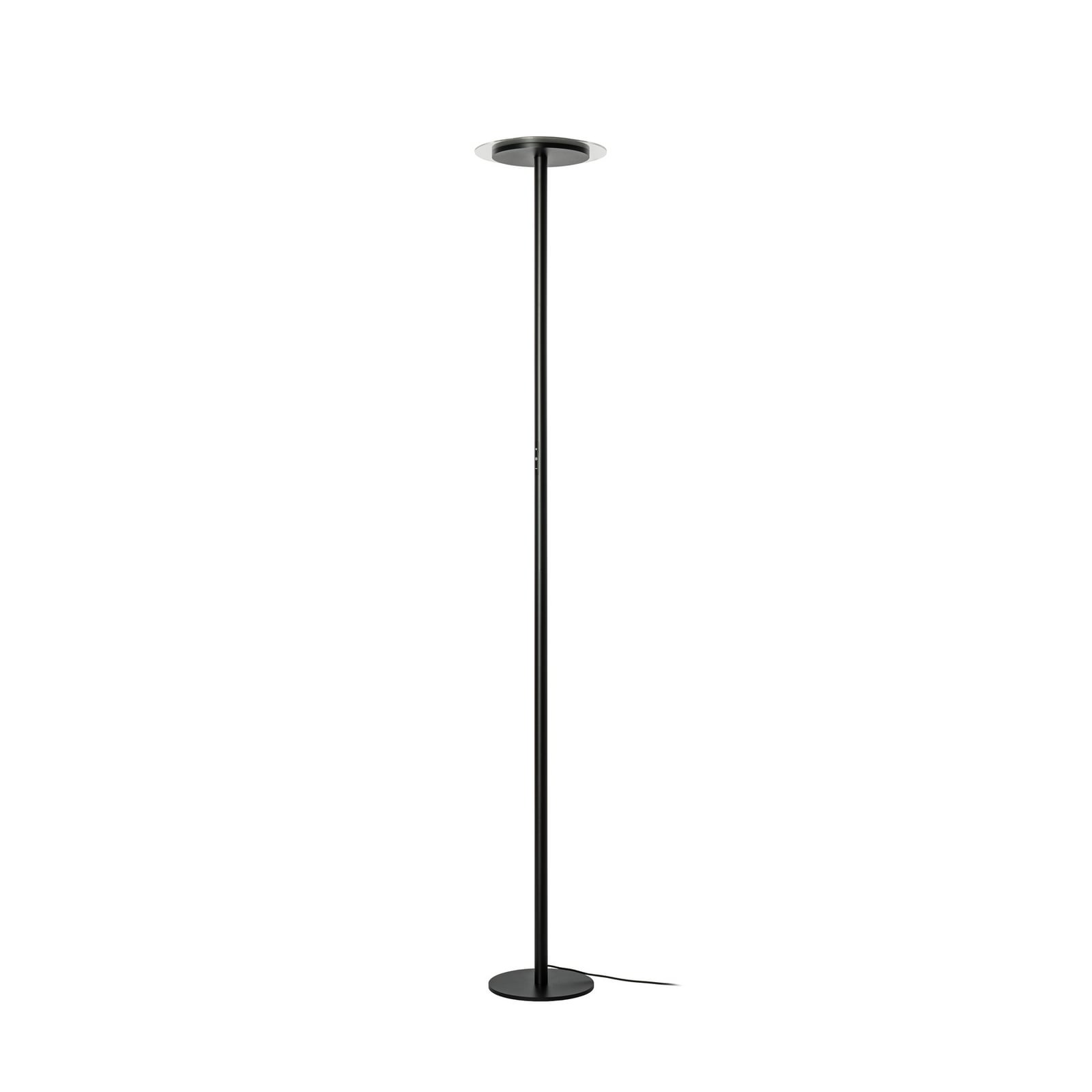 Lampa stojąca LED Arcchio Frile, czarna, wysokość 190 cm, ściemniana