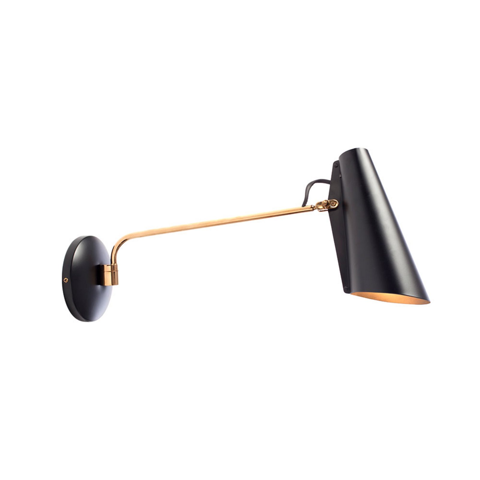 Birdy Aplică de Perete Black/Brass - Northern