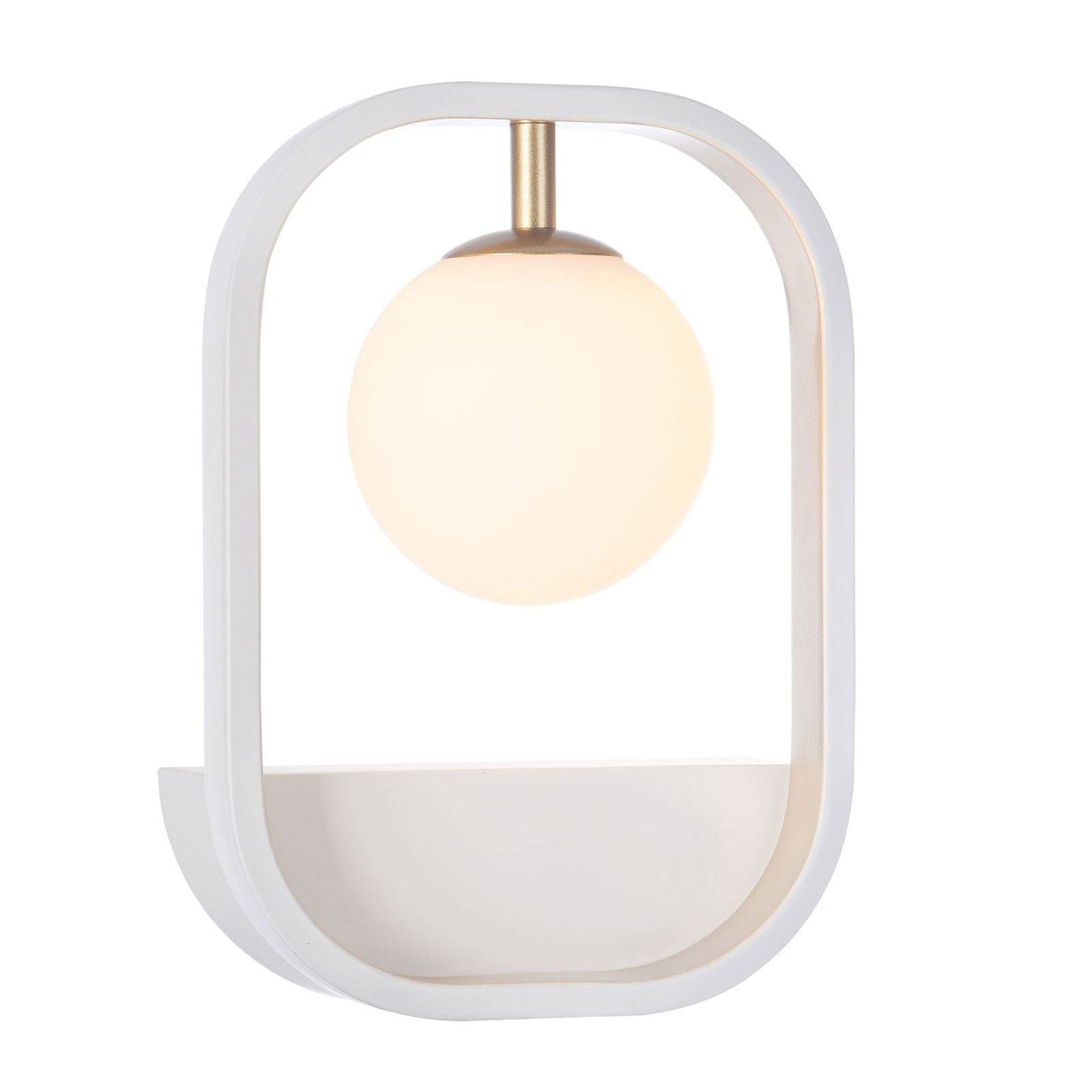 Maytoni Seinävalaisin Avola lasipallolla - moderni lamppu Olohuoneen/ruokailutila valkoinen