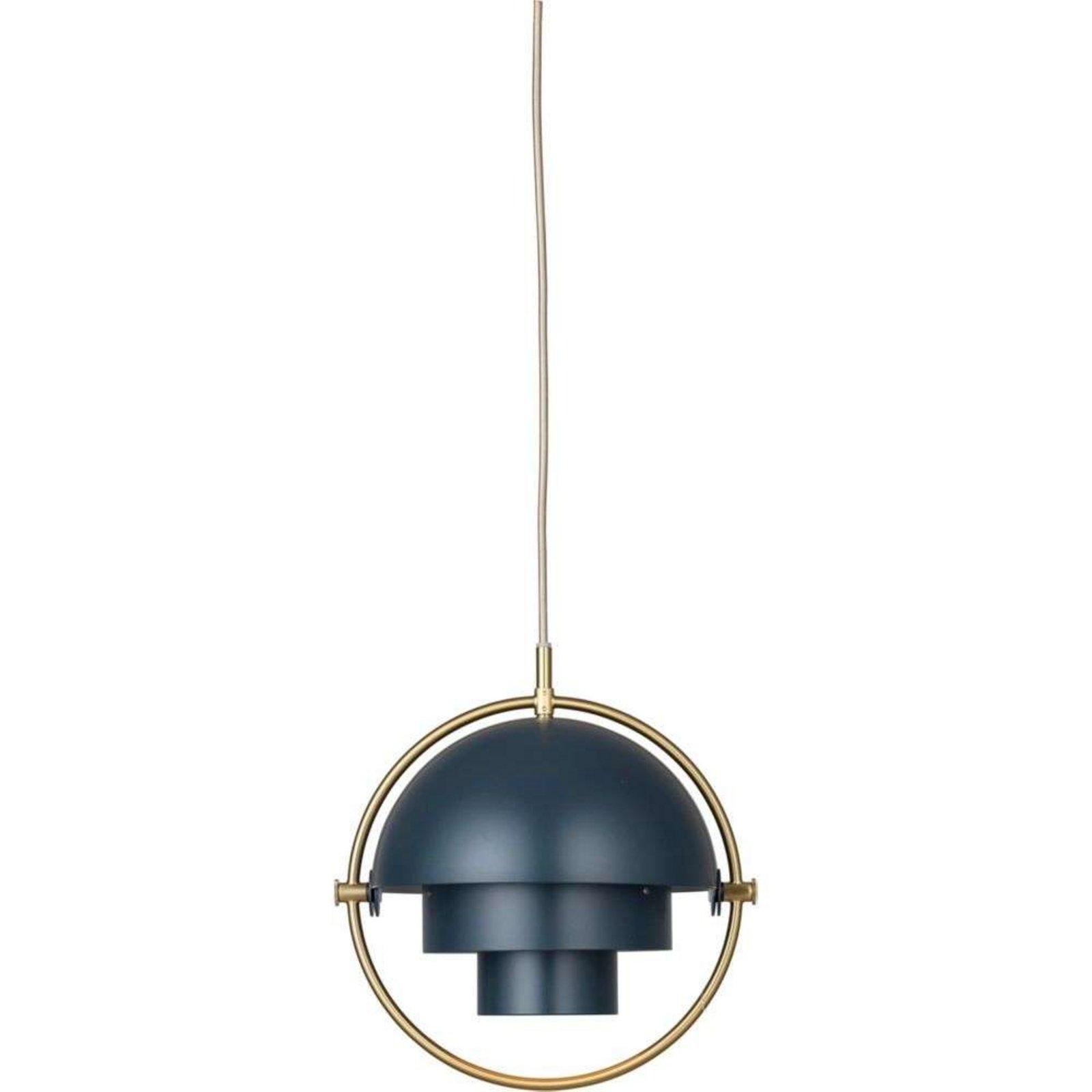 Multi-Lite Candeeiro Suspenso S Brass/Midnight Blue - GUBI