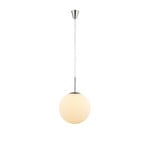 Rhona Taklampa White/Nickel - Lindby