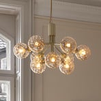 Nuura luster Apiales 9, Ø 60 cm, mosadzno-zlatá farba