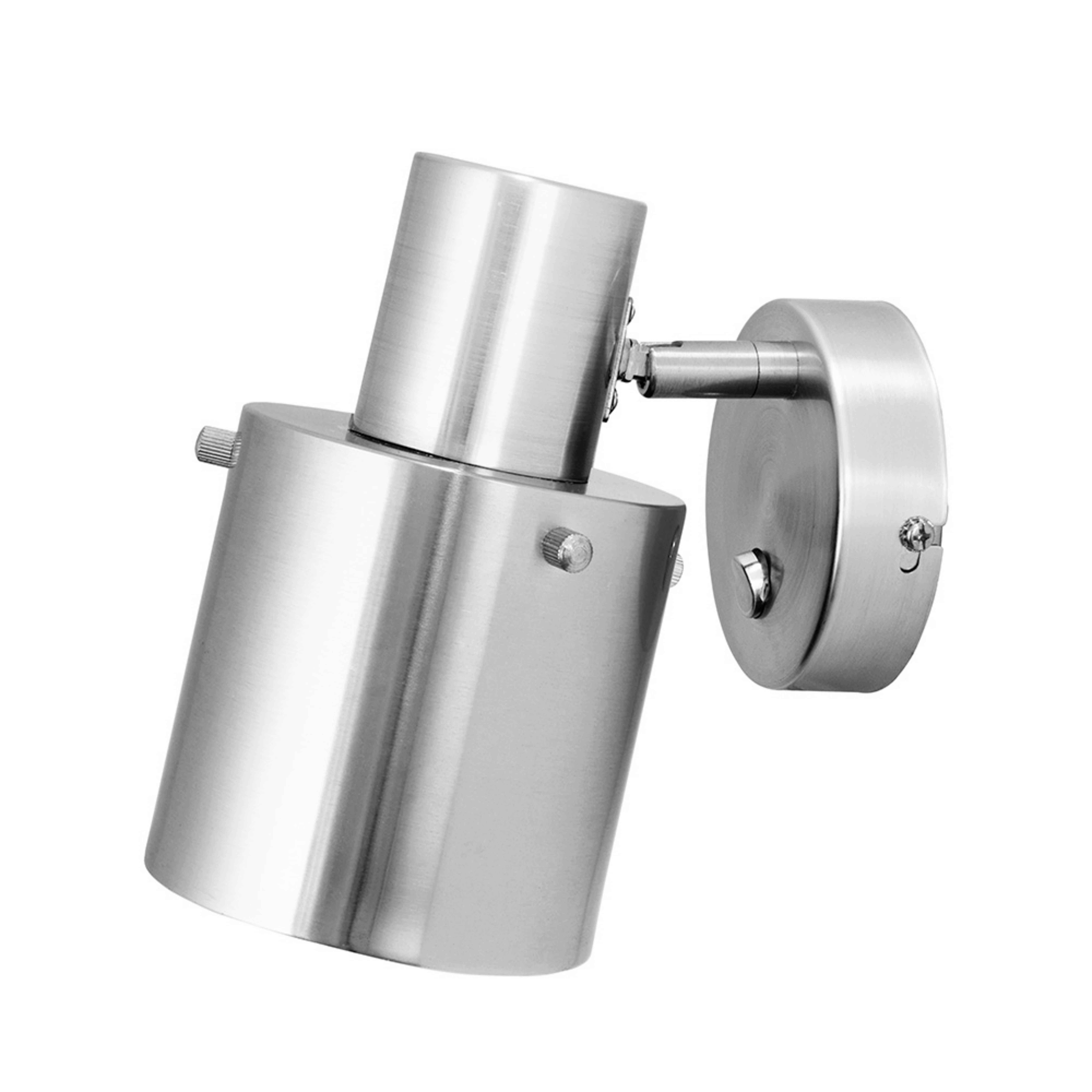 Clark 1 Applique Murale Brossé Acier - Globen Lighting