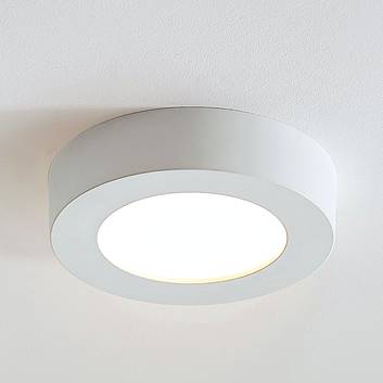 LED plafondlamp Marlo wit 3.000K rond 18,2 cm